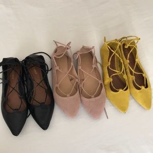 Old navy closed toe lace up shoes (3 pairs)